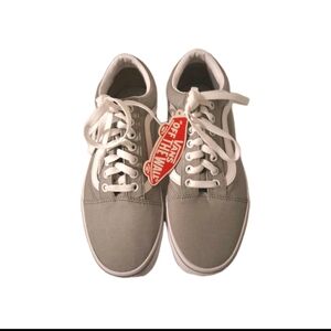 Vans Gray and White Sneakers